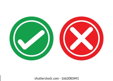 Right And Wrong, Correct And Incorrect Icon