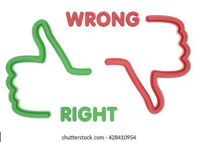 28. right - wrong