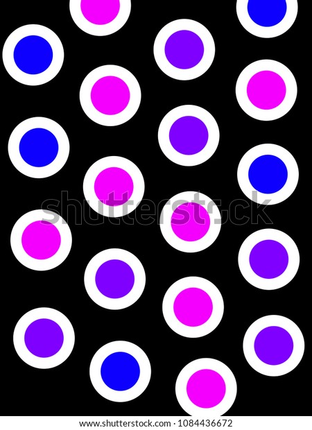 Ring Background Flat Texture Modern Illustration Stock Illustration