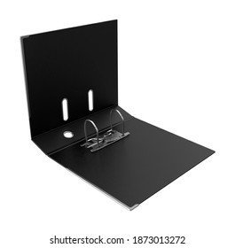 Ring Binder 3D Illustration On White Background