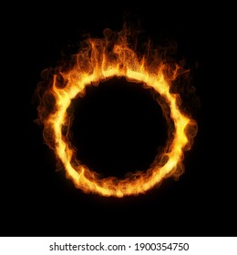 Ring Of Fire. 3D Render