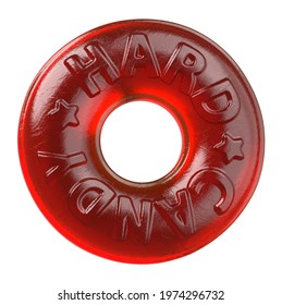 Ring Hard Candy. Isolated White Background. 3d Illustration
