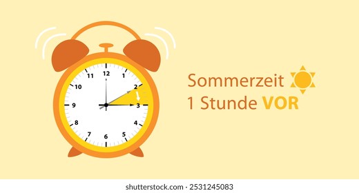 ringing alarm clock switch to summer time - Powered by Shutterstock