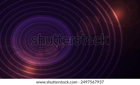 Rings generating infinitely bg Light flare technology futuristic dark royal elegant backdrop. Seamless classy cosmetic advertisement new product launching starter intro footage. Minimal luxury clip