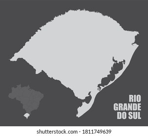 Rio Grande Do Sul Contour Imagenes Fotos De Stock Y Vectores Shutterstock