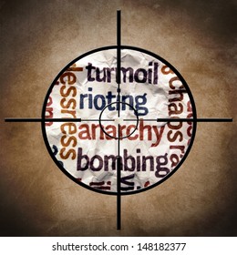 Rioting anarchy bombing
