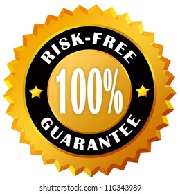 Risk Free Guarantee Label