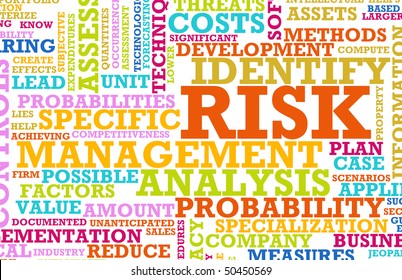 Risk Management Corporate Concept As A Abstract