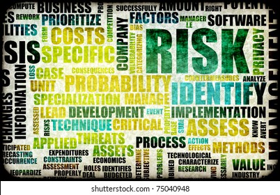 Risk Management Corporate Concept As A Abstract