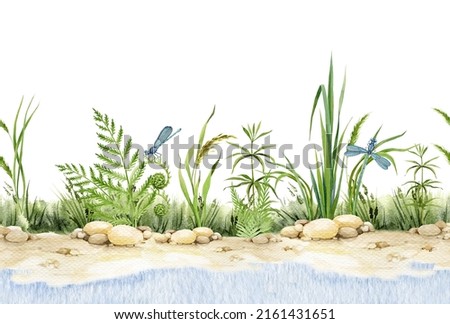 Similar – Image, Stock Photo Woodland in a sand dune environment on the west coast of Belgium. A walk through dry and varied nature. The sun illuminates the wilderness