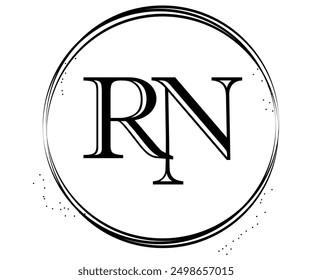 RN vector Logo Design, modern, Icon, Vector