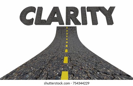 Road To Clarity Clear Communication Understanding 3d Illustration