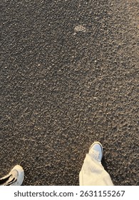 The road is closed to traffic from where it started