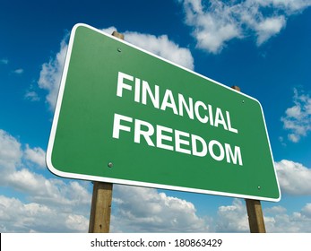 Road Sign To Financial Freedom