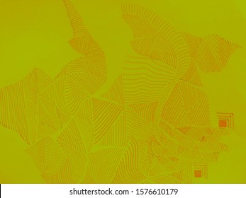 Road Yellow Golden Background  Lighting fractal picture  Route line Abstract backdrop  Funky Ornate Sketch  Neuron anatomy Digital drawing theme  Abstract polygonal space