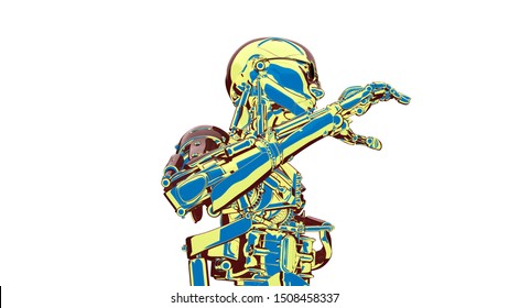 Robot Artificial Intelligence New Retro Wave 스톡 일러스트 1508458337 ...