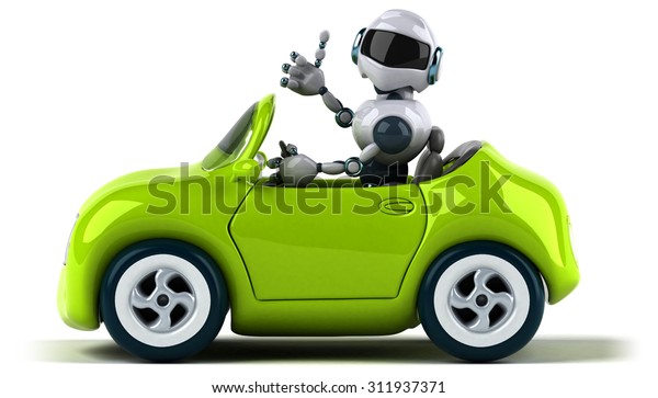 Robot and\
car