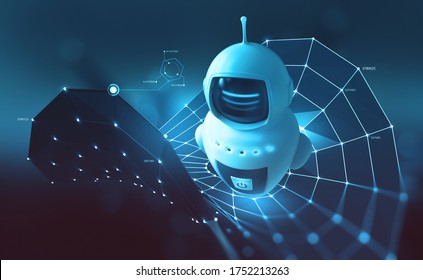 Robot Chat Bot Android Digital Evolution Stock Illustration 1752213263