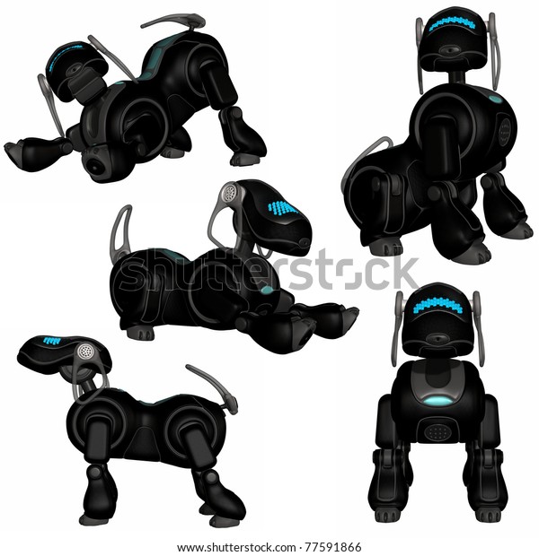 robot dog cartoon