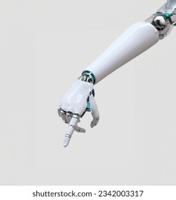 robotic hand artificial intelligence modern technology - Shutterstock ID 2342003317