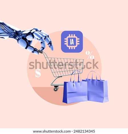 Robots, Recommendation, AI, Artificial Intelligence, Retail, Shopping Cart, Hand, Shopping Bag, E-Commerce, Shopping, Customer, Robot, Intelligence, User Experience, Fake, Automated, Buy,
Merchandise