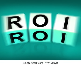 ROI Blocks Displaying Financial Return on Investment