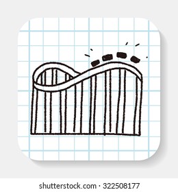 Roller coaster doodle