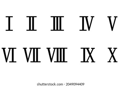 10,544 Roman numerals Stock Illustrations, Images & Vectors | Shutterstock