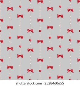 Romantic and Cheerful Seamless Pattern: Elegant Bows for Valentine's Day Greeting Cards

 - Powered by Shutterstock