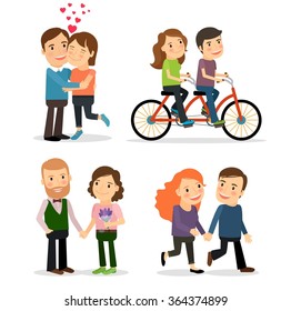 Romantic Couples Stock Illustration 364374899 | Shutterstock