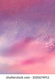 Romantic sky background