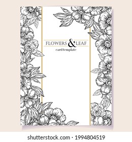 Romantic wedding invitation card. Wedding, marriage, bridal, birthday, Valentine's day. - Powered by Shutterstock