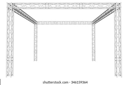 Rooftop using truss system