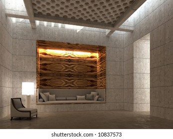 Room for reflections, render of image. - Powered by Shutterstock - Get 15% off with code: PIKWIZARD15