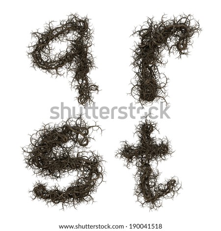 Roots Tree Alphabet [[stock_photo]] © 