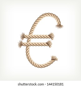 Rope Euro Raster Version Vector Available: ilustración de stock ...