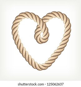 Rope Heart Raster Version Vector Available 스톡 일러스트 125062637 | Shutterstock