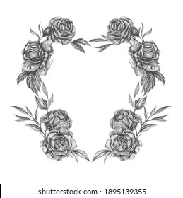 Rose Tattoo Black White Images Stock Photos Vectors Shutterstock