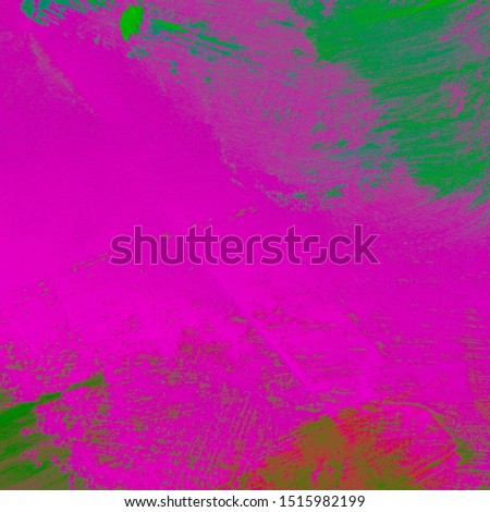 Rose Neon Background. Paint Splash On Cloth. Disco Oil Painting. Disco Abstract Watercolor. Neon Background. Glow Dirty Art Painting. Vibrant Print.