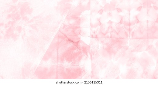 Rose Tie Dye Fabric. Pastel Textured Design Print. Coral Grunge Wallpaper. Rose Gold Water Colour Brush Srtoke. Geometric Cartoon. Hippy Pattern.