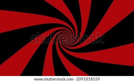 Rotating spiral of lines changing direction. Design. Bright fast spiral unwinds and changes direction. Hypnotic bright spiral changes direction