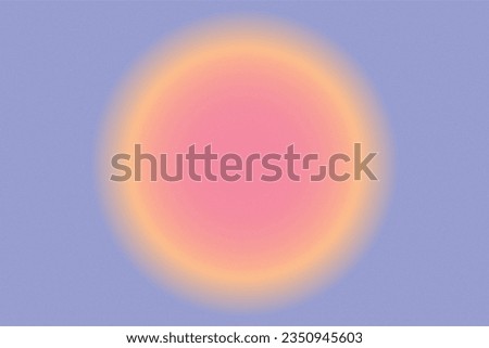round aura gradient background with grainy texture, circle shape, wallpaper, modern contemporary design