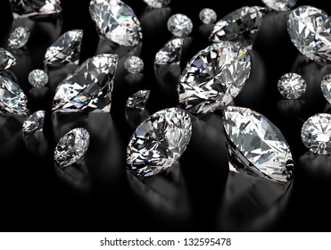 Six Diamond Most Popular Cutting Styles Stock Illustration 700095292 ...