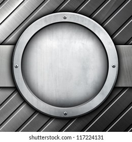 Round Metal Template Stock Illustration 117224131 | Shutterstock