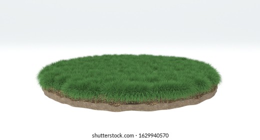 Round Soil Ground Cross Section Earth Stock Illustration 1629940570 ...