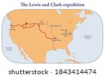 The route of Lewis and Clark expedition