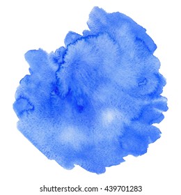 Royal Blue Background Watercolor Hand-painted Texture