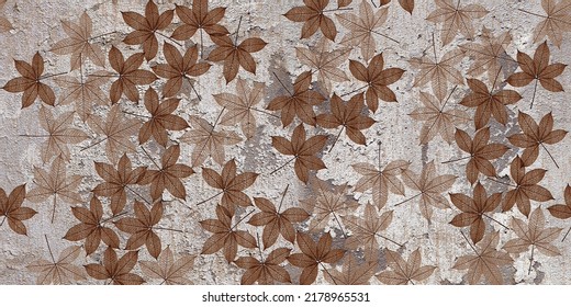 Royal Decorative Abstract Grunge Background Texture Design Use Wall Tile Or Wall Paper.