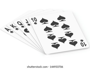 13,143 Royal flush spades Images, Stock Photos & Vectors | Shutterstock