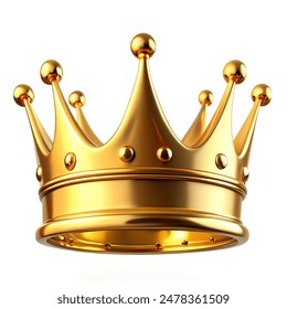 Real corona oro 3d